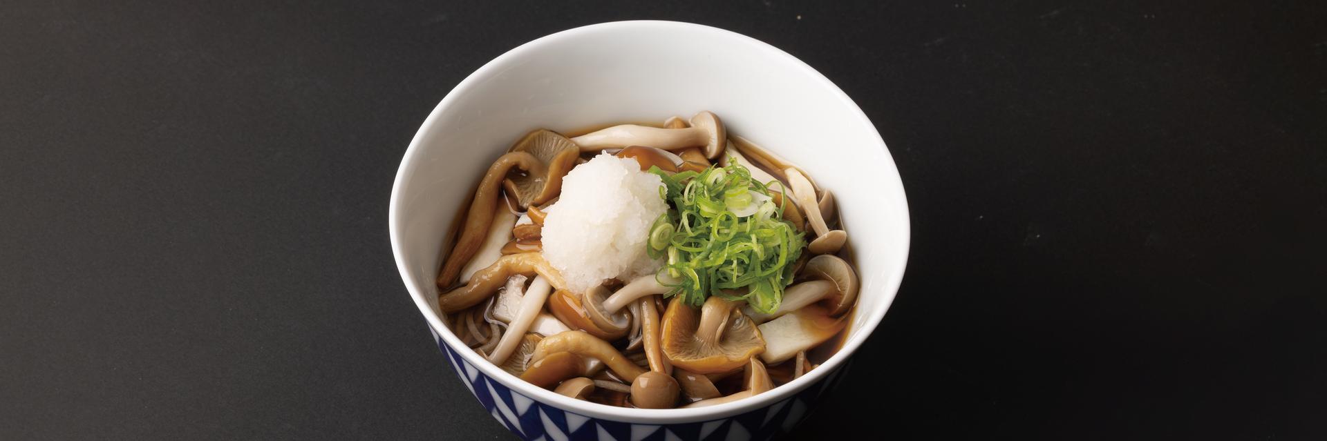 信州きのこぶっかけそば